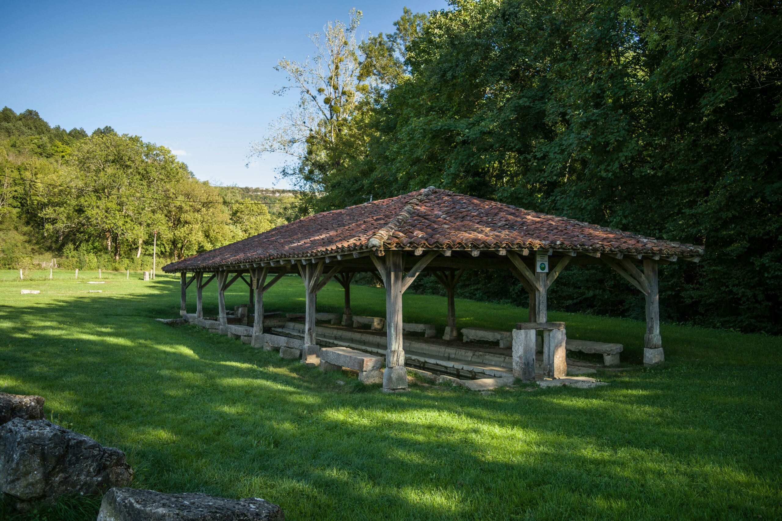 Aménagements du lavoir communal